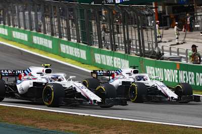 Die Williams von Sergey Sirotkin und Lance Stroll