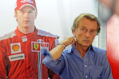 Auch Räikkönen brachte Montezemolo nicht zum Lachen