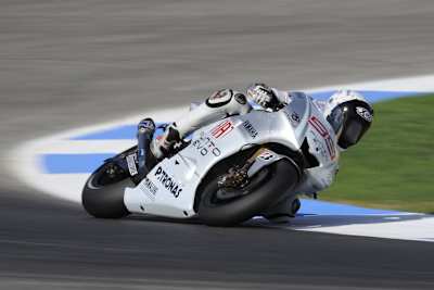 Lorenzo alleine unterwegs