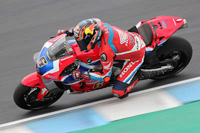 Stefan Bradl fuhr als Einziger eine MotoGP-Maschine