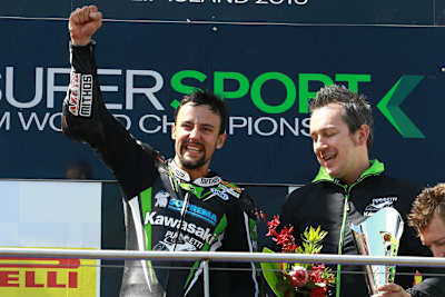 Randy Krummenacher gewann seinen ersten Supersport-WM-Lauf in Australien