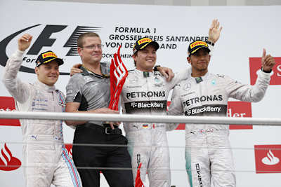 Valtteri Bottas (links): Dritter Podestplatz in Serie