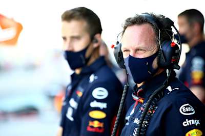 Red Bull Racing-Teamchef Christian Horner  