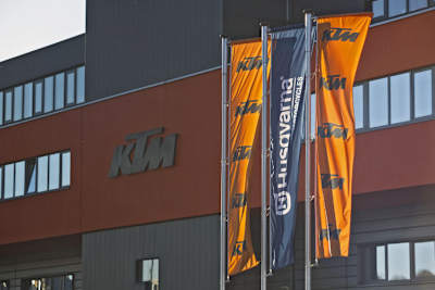 Der Umbau der Firma KTM ist in vollem Gang