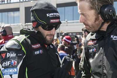 Tom Sykes packte sich in Aragón lieber etwas dicker ein