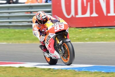 Marc Márquez: Wie immer spektakulär auf der Repsol-Honda unterwegs