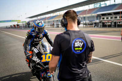 MotoGP-Rookie Luca Marini in Losail