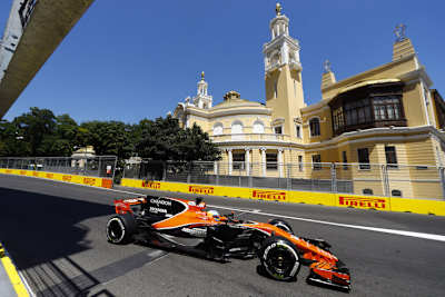 Fernando Alonso in Baku