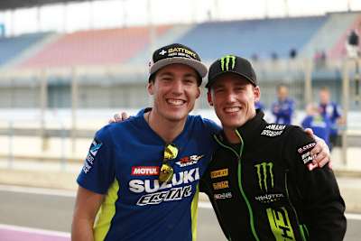 Ein feste Einheit: Aleix und Pol Espargaró tragen ihre Kämpfe nur auf der Strecke aus