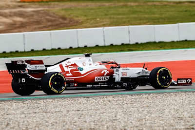 Robert Kubica im Alfa Romeo C41-Ferrari