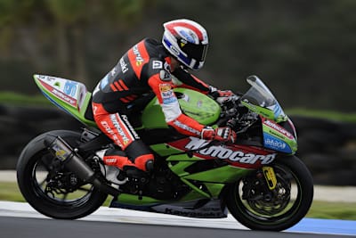 Joan Lascorz trieb seine Kawasaki ans Limit