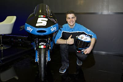 Romano Fenati tritt 2015 wieder für das Sky Racing Team VR46 auf KTM an