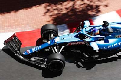 Kleines Missgeschick von Fernando Alonso
