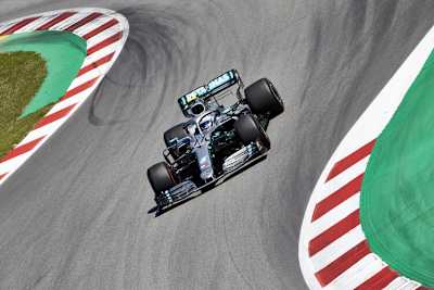 Valtteri Bottas, schnellster Mann am ersten Barcelona-Testtag