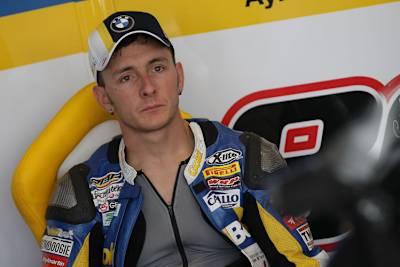 BMW-Italia-Pilot Ayrton Badovini in Aragon