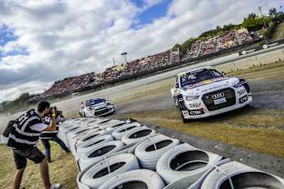 Mattias Ekström in Barcelona