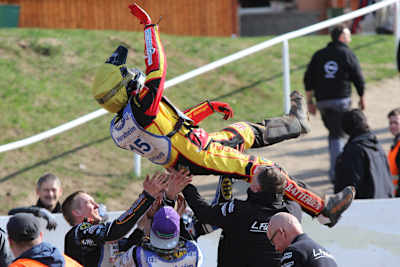 Lukas Fienhage entschied das Rennen für Herxheim
