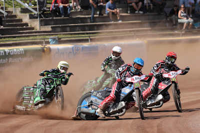 Die Landshuter fuhren meistens vorne