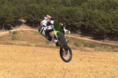 Yonny Hernandez beim Motocross-Training