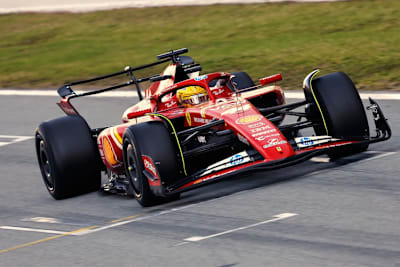 Lewis Hamilton im Ferrari