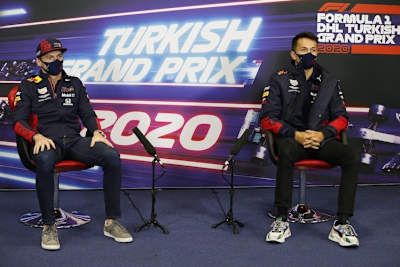 Alex Albon und Max Verstappen 2020 bei Red Bull Racing