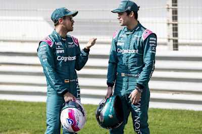 Sebastian Vettel und Lance Stroll