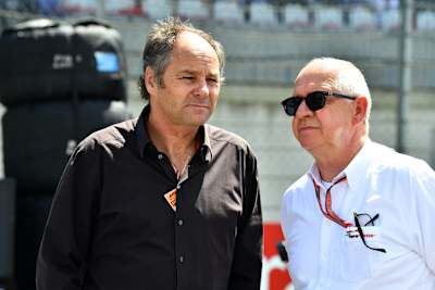 Gerhard Berger (links)