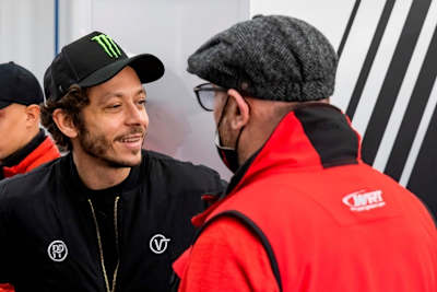 Valentino Rossi bei Testfahrten für WRT