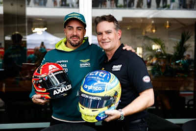 Legenden unter sich: Fernando Alonso und Jeff Gordon