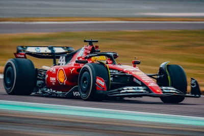 Lewis Hamilton im Ferrari