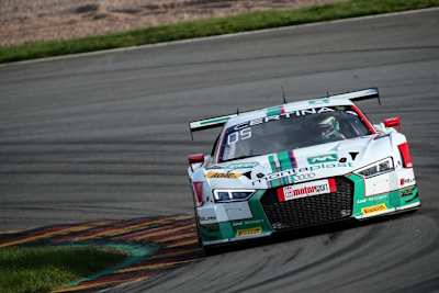 Sieger am Sachsenring: Connor de Phillippi/Christopher Mies im Audi R8 LMS