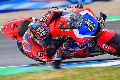 Stefan Bradl testet die 2020-Honda