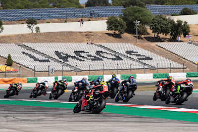 Alvaro Bautistas erste Kurve misslang