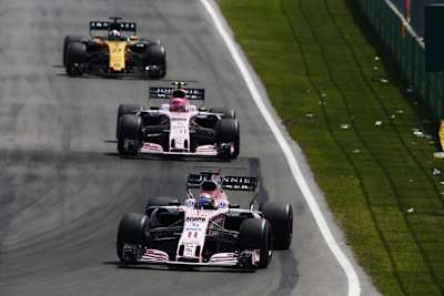 Sergio Pérez wollte für seinen Teamkollegen Esteban Ocon nicht Platz machen