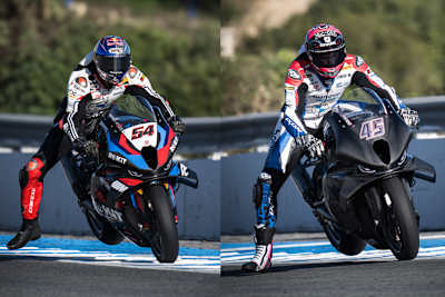 In Jerez: Links Toprak Razgatlioglu, rechts Scott Redding