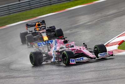 Max Verstappen jagt Sergio Pérez