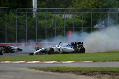Felipe Massa über seinen Kanada-Crash: « Die Mauer kam rasend schnell näher, ich dachte noch, das könnte jetzt wehtun, ich könnte mich verletzen»