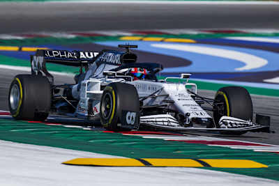 Seinen neuen F1-Renner AT01 durfte Pierre Gasly bereits in Misano ausprobieren