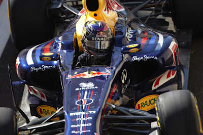 Sebastian Vettel in Abu Dhabi