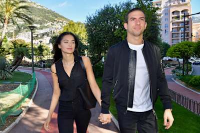 Nicholas Latifi mit seiner Freundin Sandra