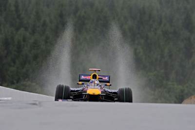 Es war sehr nass in Belgien