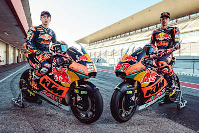 Pedro Acosta und Augusto Fernandez sind 2022 für das Red Bull KTM Ajo am Start