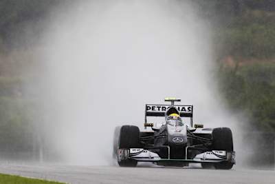 Nico Rosberg, der zweitschnellste Schwimmer