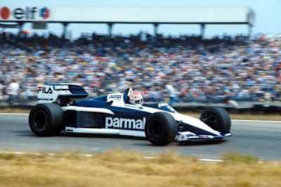 Nelson Piquet 1983 in Hockenheim