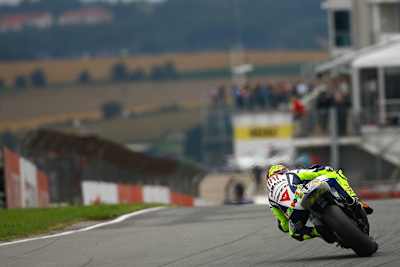 Rossi am Sachsenring: Ohne Reifentricks