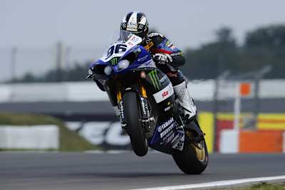 Matej Smrz schlug sich bei seinem WM-Einsatz ordentlich – bis zum Sturz