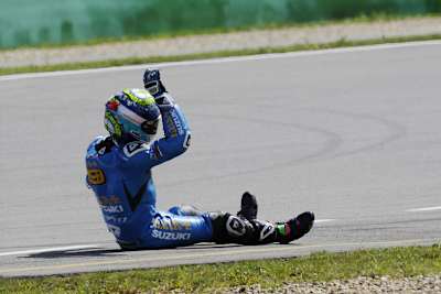 Alvaro Bautista kam nicht ins Ziel