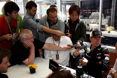 Kimi Räikkönen gibt Auskunft