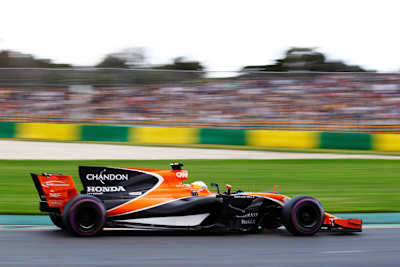 Fernando Alonso im McLaren-Honda