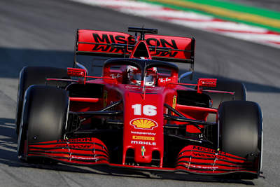 Charles Leclerc im Ferrari